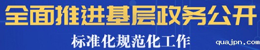 全面推进基层政务公开